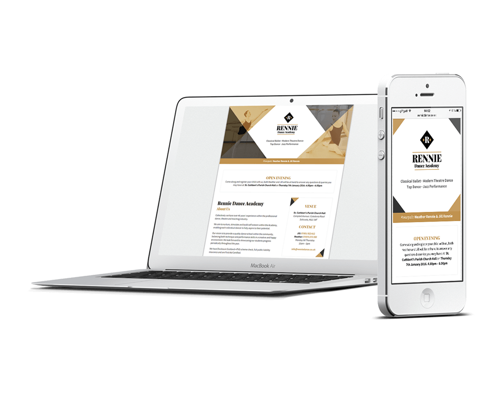 Rennie Dance Academy Responsive Website